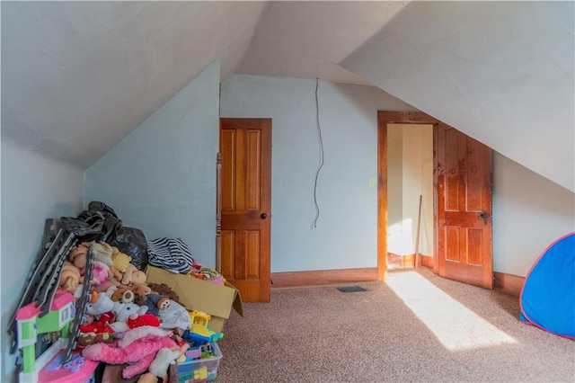 708 Osage St, Neodesha, KS 66757 - bonus room featuring vaulted ceiling and carpet floors