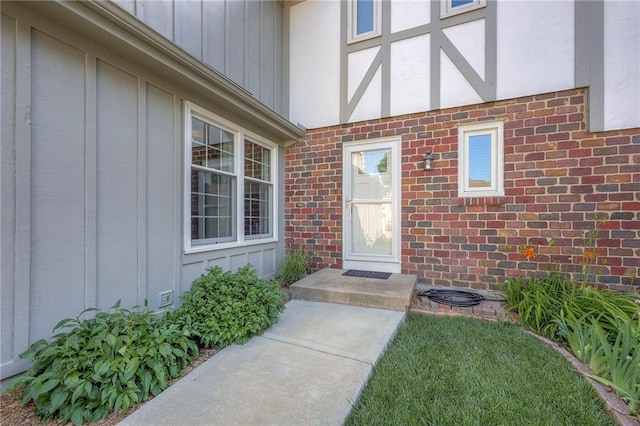 7103 Mastin St, Merriam, KS 66203 - view of exterior entry with board and batten siding