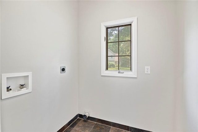 15614 Outlook St, Overland Park, KS 66223 - laundry area with hookup for an electric dryer and washer hookup