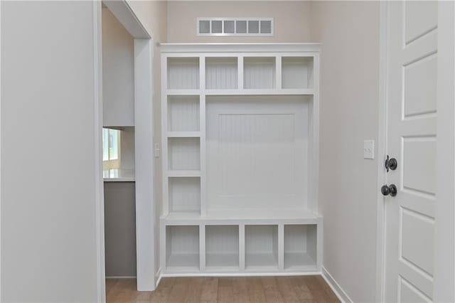 6126 Lewis Dr, Shawnee, KS 66226 - mudroom with baseboards and wood finished floors