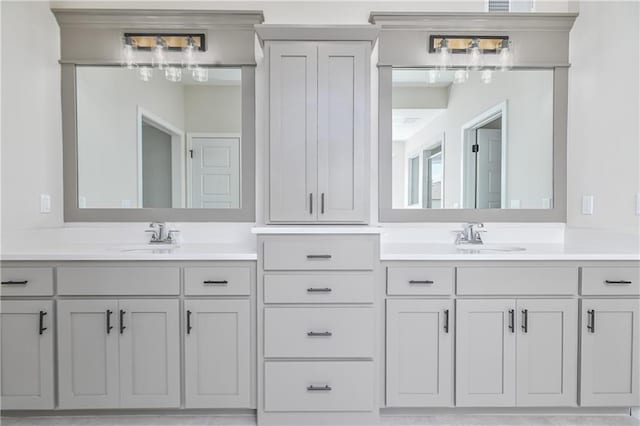 6126 Lewis Dr, Shawnee, KS 66226 - full bath with double vanity