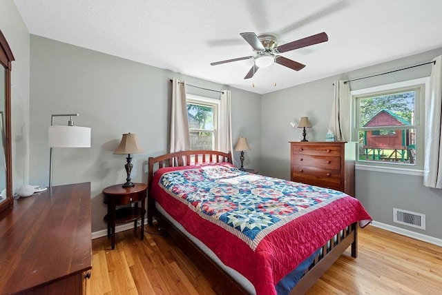 14224 E 36th St, Independence, MO 64055 - bedroom featuring wood finished floors and ceiling fan