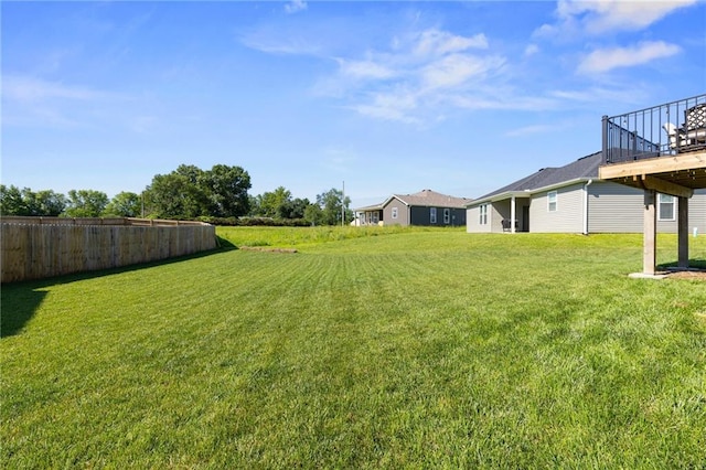 462 SE 90th Rd, Warrensburg, MO 64093 - view of yard featuring a deck