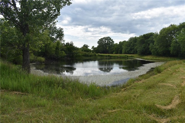 21570 Mclouth Rd, Mc Louth, KS 66054 - water view with a forest