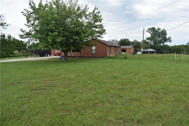 21570 Mclouth Rd, Mc Louth, KS 66054 - view of grassy yard with driveway