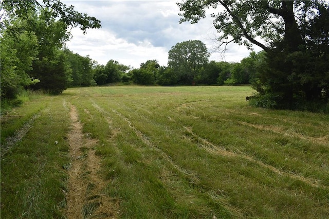 21570 Mclouth Rd, Mc Louth, KS 66054 - view of yard featuring a view of countryside