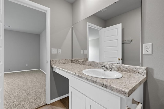 37770 W 207th Ter, Edgerton, KS 66021 - bathroom with vanity and baseboards