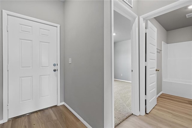 37770 W 207th Ter, Edgerton, KS 66021 - hall with wood finished floors and baseboards