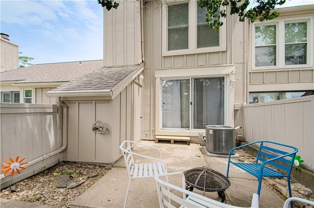 12131 W 82nd Ter, Lenexa, KS 66215 - view of patio / terrace featuring an outdoor fire pit