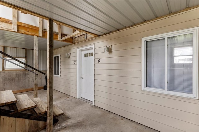 301-A N 3rd St, Odessa, MO 64076 - doorway to property with a patio area