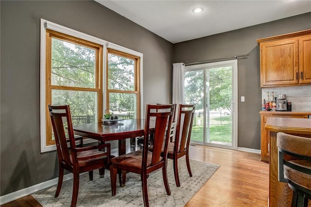 18300 Oak St, Gardner, KS 66030 - dining room featuring light wood-style flooring and recessed lighting