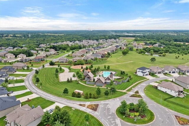 1013 Old Hickory Rd, Greenwood, MO 64034 - aerial perspective of suburban area