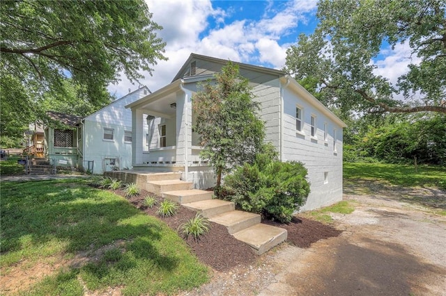 29 S 26th St, Kansas City, KS 66102 - view of front of house with covered porch and stairway