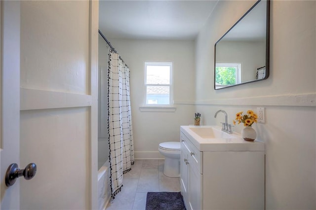 29 S 26th St, Kansas City, KS 66102 - full bath with vanity, shower / tub combo, and tile patterned flooring