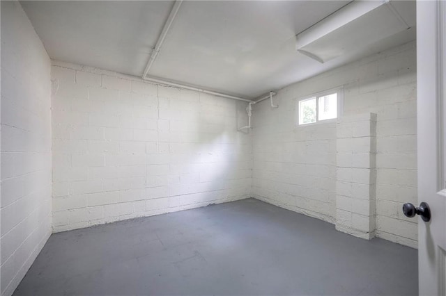 29 S 26th St, Kansas City, KS 66102 - basement with concrete block wall