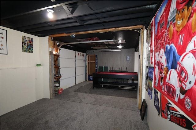 1012 S 10th St, Atchison, KS 66002 - garage with wooden walls