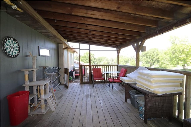 1012 S 10th St, Atchison, KS 66002 - view of wooden terrace