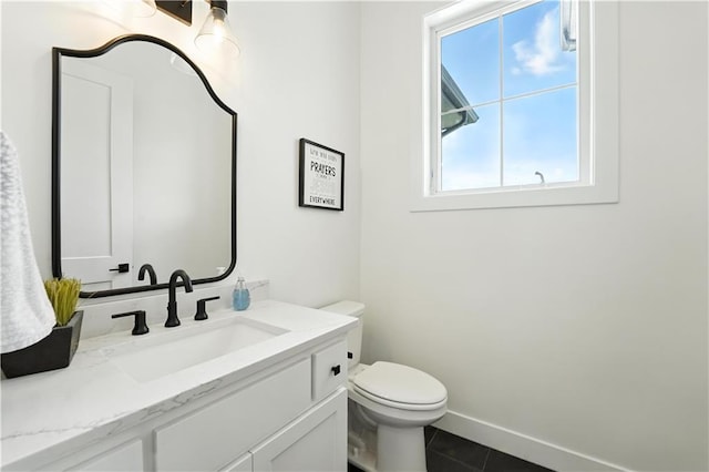 8422 NE 147th St, Liberty, MO 64068 - bathroom with healthy amount of natural light, vanity, and tile patterned flooring