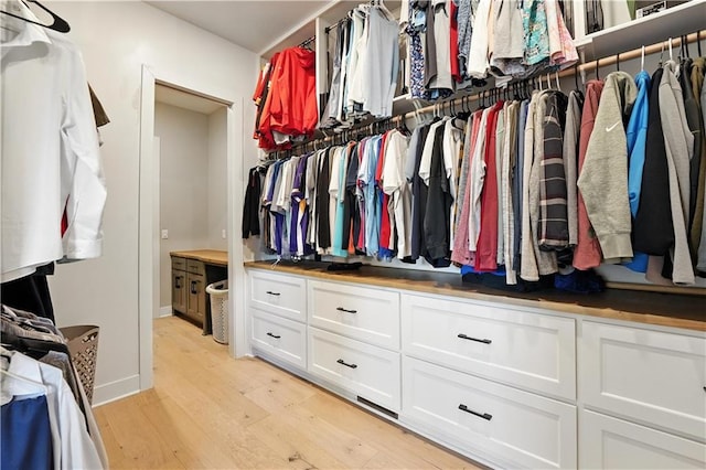8422 NE 147th St, Liberty, MO 64068 - walk in closet featuring light wood-style flooring