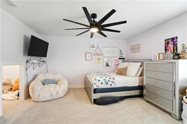 8422 NE 147th St, Liberty, MO 64068 - bedroom with carpet and ceiling fan