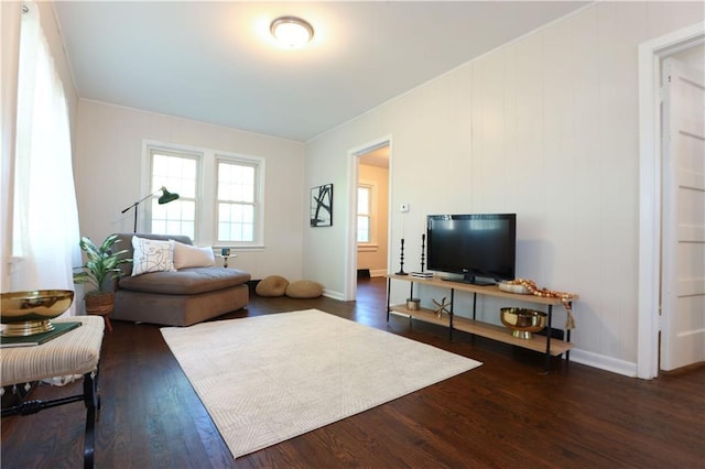 1034 E Lexington Ave, Independence, MO 64050 - living room with wood finished floors and baseboards
