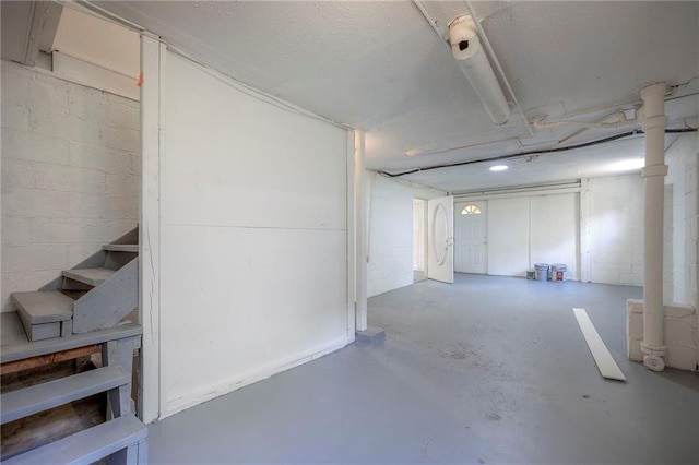 41 S 26th St, Kansas City, KS 66102 - unfinished basement featuring concrete block wall
