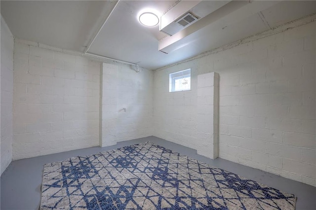 41 S 26th St, Kansas City, KS 66102 - basement featuring concrete block wall