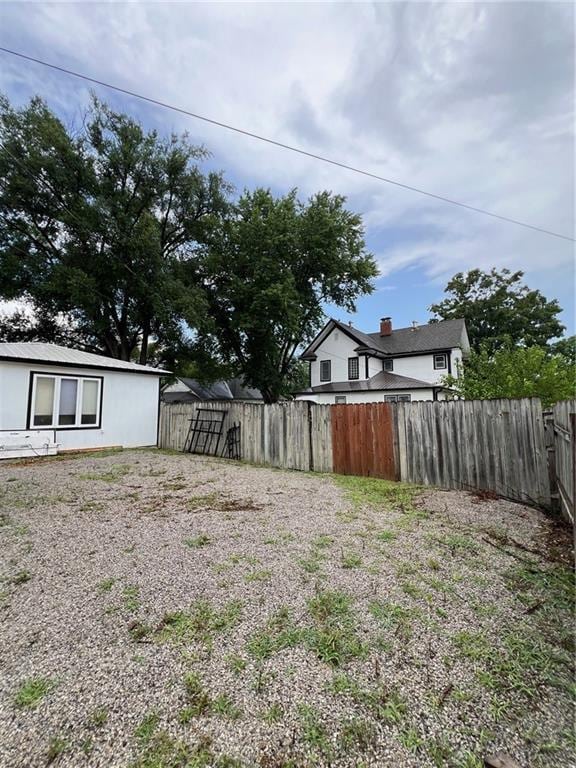 233 Main St, Osawatomie, KS 66064 - view of fenced backyard