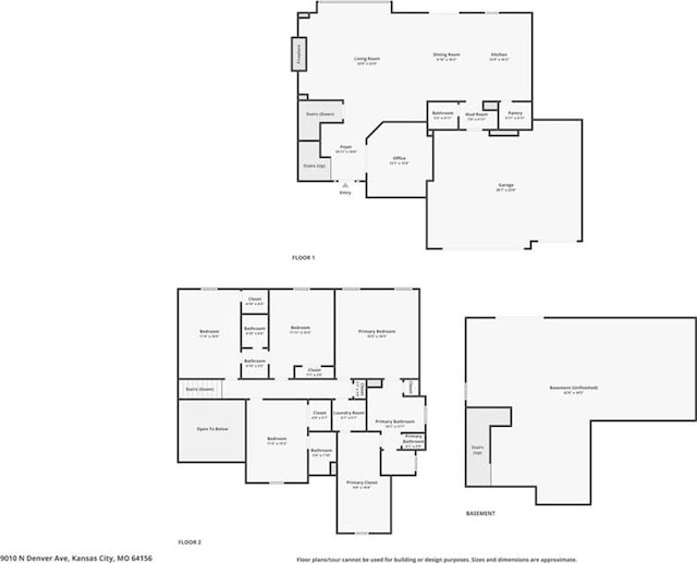 9010 N Denver Ave, Kansas City, MO 64156 - view of home floor plan