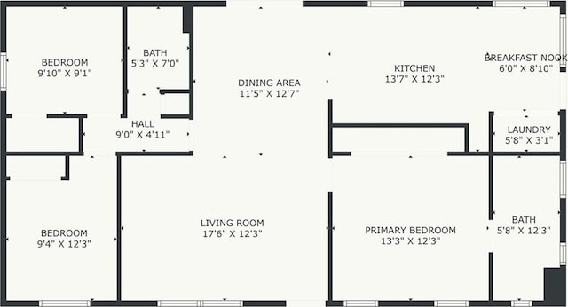 8036 Bellefontaine Ave, Kansas City, MO 64132 - view of floor plan / room layout