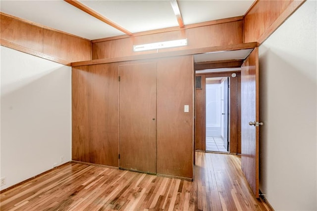 4400 N Brighton Ave, Kansas City, MO 64117 - interior space featuring wood finished floors and a closet
