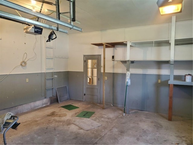 304 Swan St, Lacygne, KS 66040 - garage with a garage door opener