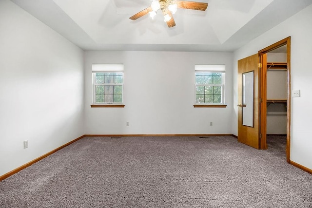 733 NE Colleen Dr, Lees Summit, MO 64086 - unfurnished bedroom with multiple windows, carpet flooring, and a spacious closet