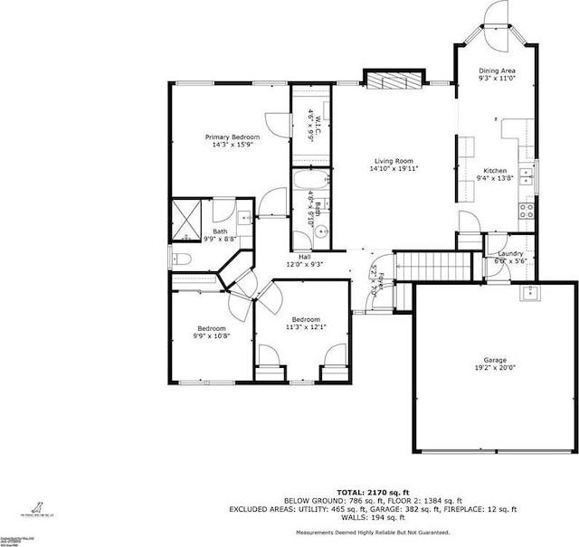 733 NE Colleen Dr, Lees Summit, MO 64086 - view of property floor plan
