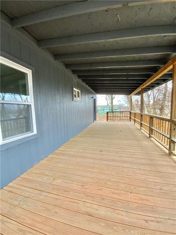 3046 N 27th St, Kansas City, KS 66104 - view of wooden deck
