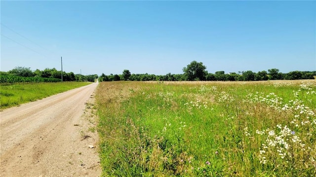 18400 Keitel Rd, Parker, KS 66072 - view of dirt / gravel road with a rural view