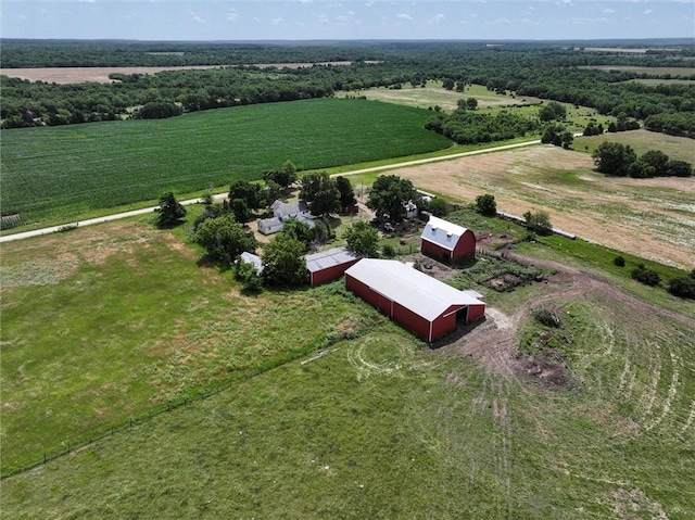 18400 Keitel Rd, Parker, KS 66072 - overview of rural landscape with large plots for crops