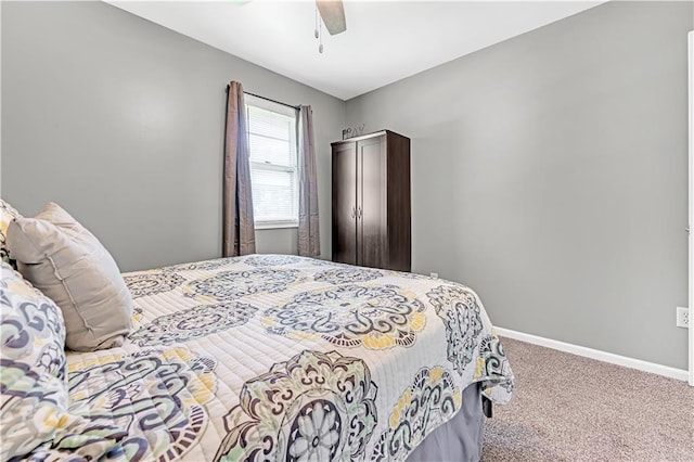 33383 Acorn Ln, Warsaw, MO 65355 - bedroom featuring carpet and a ceiling fan