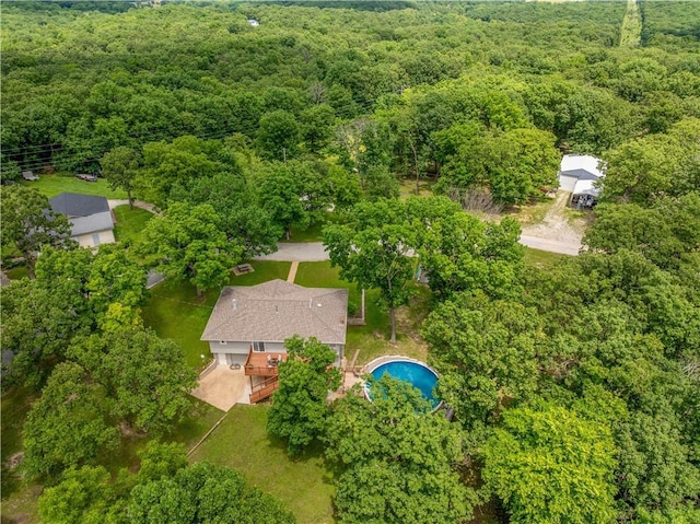 33383 Acorn Ln, Warsaw, MO 65355 - drone / aerial view of a heavily wooded area