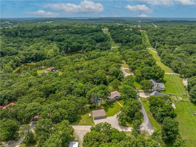33383 Acorn Ln, Warsaw, MO 65355 - bird's eye view of a heavily wooded area
