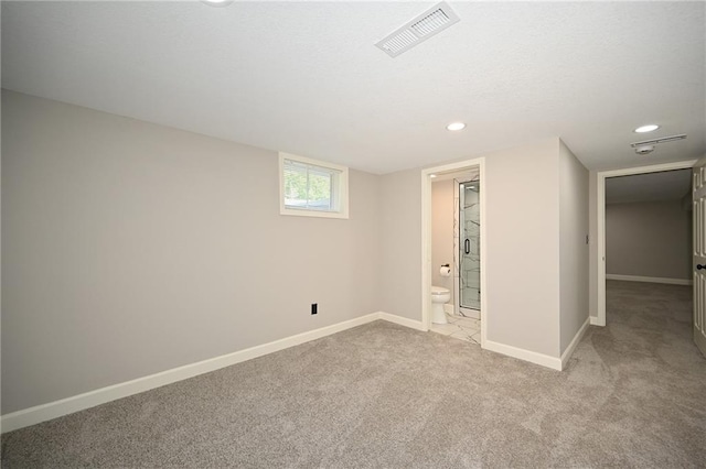 6309 E 102nd Ter, Kansas City, MO 64134 - basement with carpet and recessed lighting