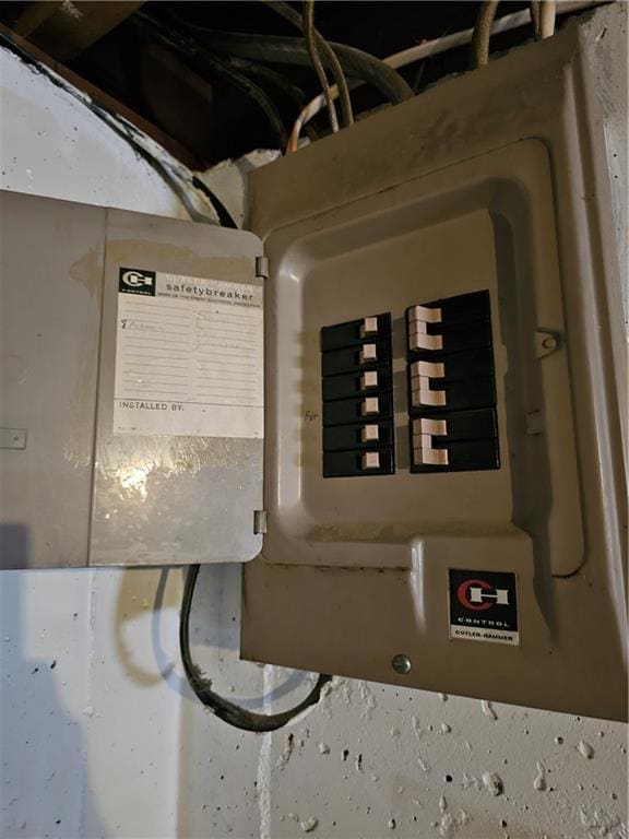 524 E Walnut St, Independence, MO 64050 - utility room with electric panel