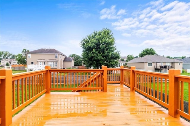 610 NW Green Dr, Grain Valley, MO 64029 - deck featuring a residential view