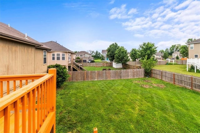 610 NW Green Dr, Grain Valley, MO 64029 - fenced backyard with a residential view