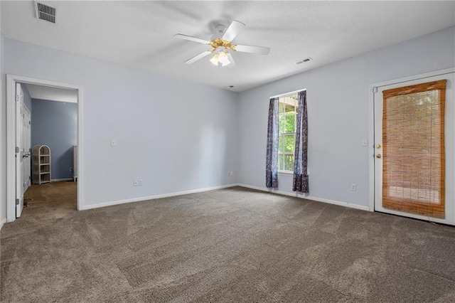 4116 NE 83rd St, Kansas City, MO 64119 - carpeted spare room with a ceiling fan and baseboards