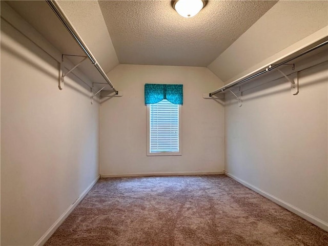 15598 S Blackfeather St, Olathe, KS 66062 - spacious closet featuring carpet flooring and vaulted ceiling