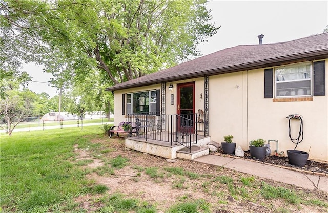 3722 Robinson Pike Rd, Grandview, MO 64030 - single story home featuring stucco siding and a shingled roof