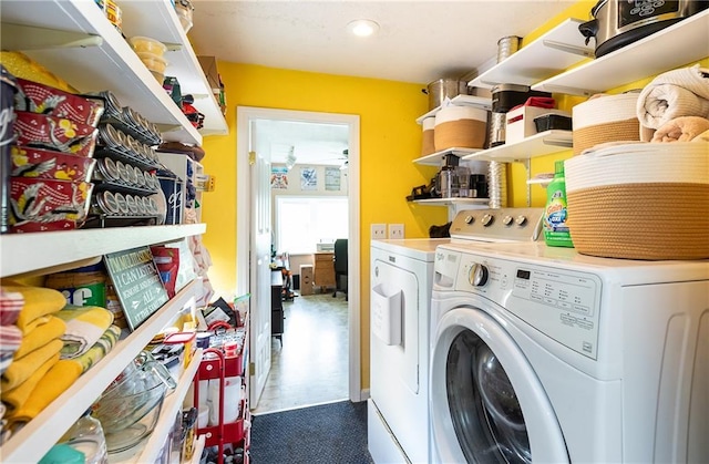 3722 Robinson Pike Rd, Grandview, MO 64030 - washroom with independent washer and dryer and recessed lighting
