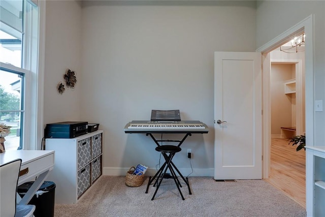 25411 W 142nd Pl, Olathe, KS 66061 - carpeted home office featuring baseboards