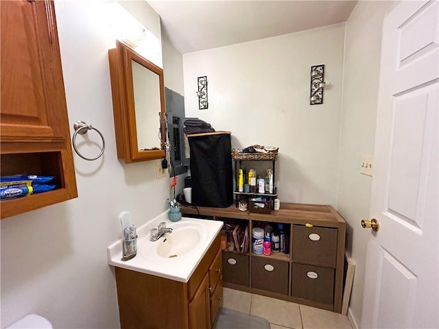 21 Oak Crest Dr, Linn Valley, KS 66040 - bathroom with vanity and tile patterned flooring